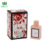 طباعة الأزهار قرمزي زهرة مخصص ماكياج التعبئة والتغليف صندوق بطاقة العطر