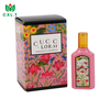 طباعة الأزهار قرمزي زهرة مخصص ماكياج التعبئة والتغليف صندوق بطاقة العطر