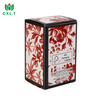 طباعة الأزهار قرمزي زهرة مخصص ماكياج التعبئة والتغليف صندوق بطاقة العطر